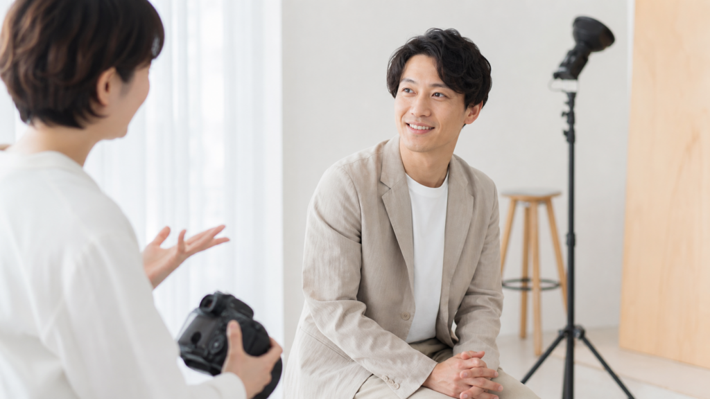 自然なプロフィール写真を大阪で撮るには？写真が苦手な人向けにコツを解説