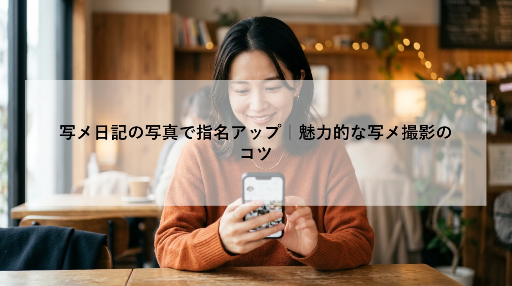 写メ日記の写真で指名アップ｜魅力的な写メ撮影のコツ