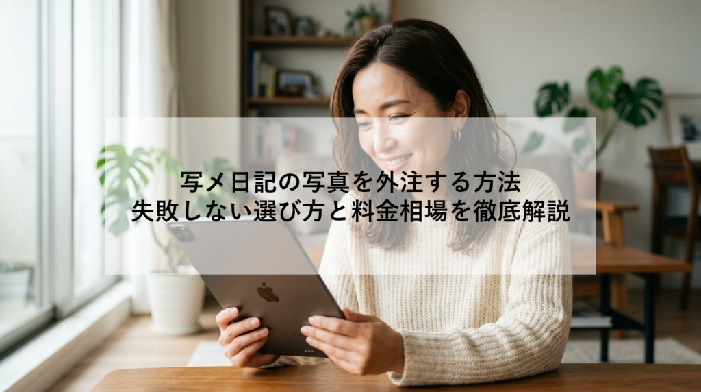 写メ日記の写真を外注する方法｜失敗しない選び方と料金相場を徹底解説