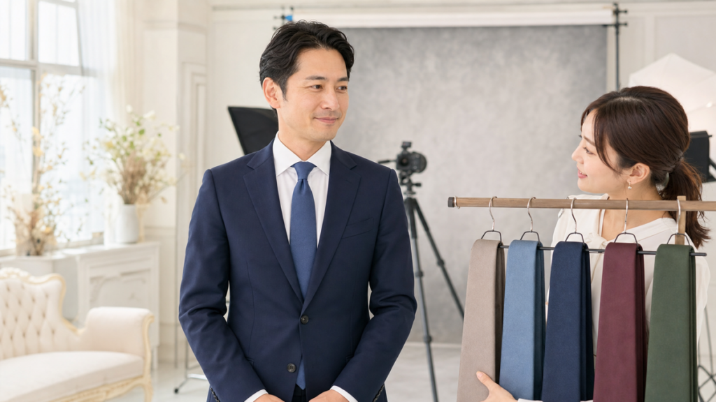 婚活写真のネクタイは何色？女性目線で選ぶおすすめ5色を解説