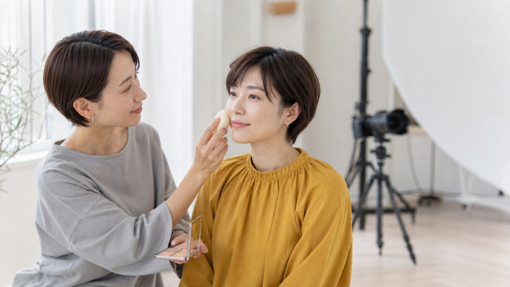 パネル写真でファンデーションは厚く塗る？白浮き・毛穴落ちを防ぐ整え方