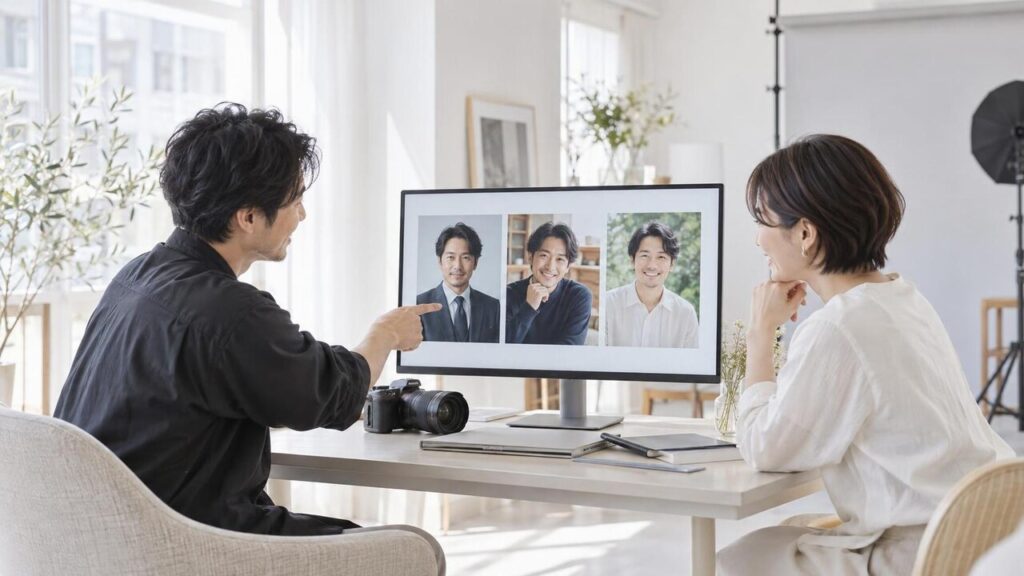 オンライン講師のプロフィール写真を大阪で撮るなら？信頼感の作り方